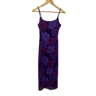 Sportsgirl Women's Dress Size XXXS Floral / Purple RRP$60