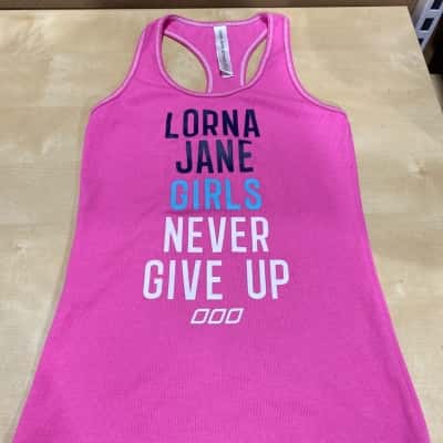 Lorna Jane Womens  Size M Singlet Top Pink  