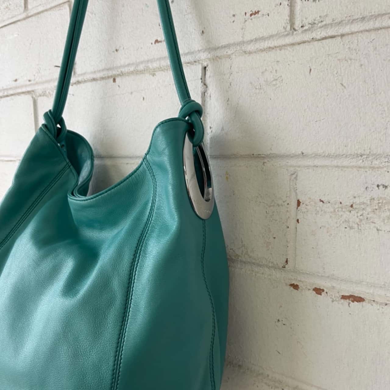aqua handbag