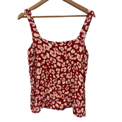 Mister Zimi Womens  Size 14 Cropped Top / Singlet Top Multicoloured 