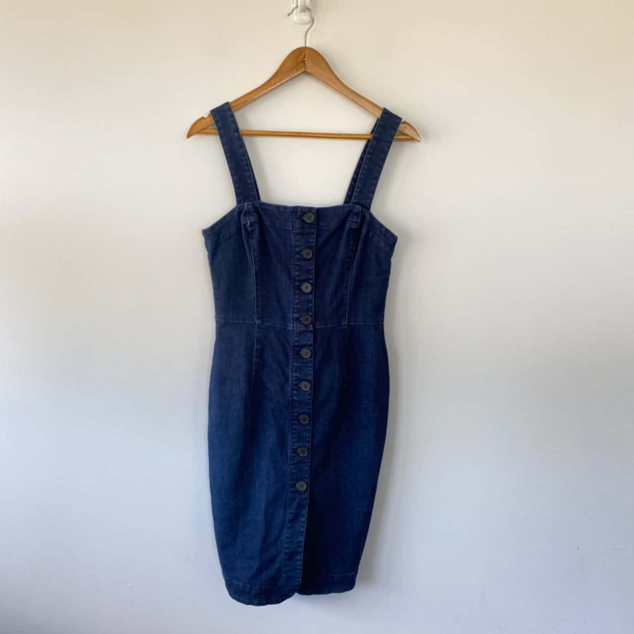 white christmas dresses Solas Denim Mini Dress main image 1