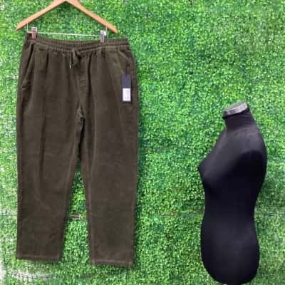 Mr Simple Mens  Size L Corduroy Pants Khaki 