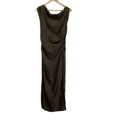 Bec & Bridge Womens  Size 12 Gather Maxi Dress Brown 