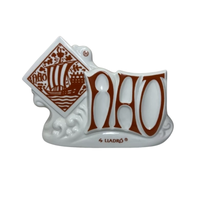 Vintage LLadro NAO Plaque