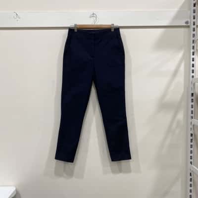 Witchery Womens  Size 6 Ankle Length Pants Navy Blue 