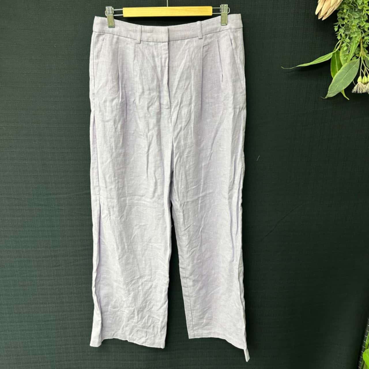 Sportsgirl Womens Purple Straight Leg Pants(s)