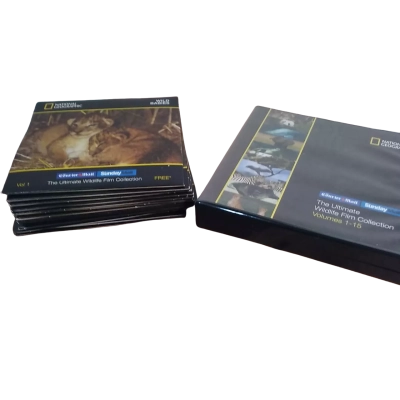 NATIONAL GEOGRAPHIC Ultimate Wildlife Film Collection - Volumes 1-15 DVD Set