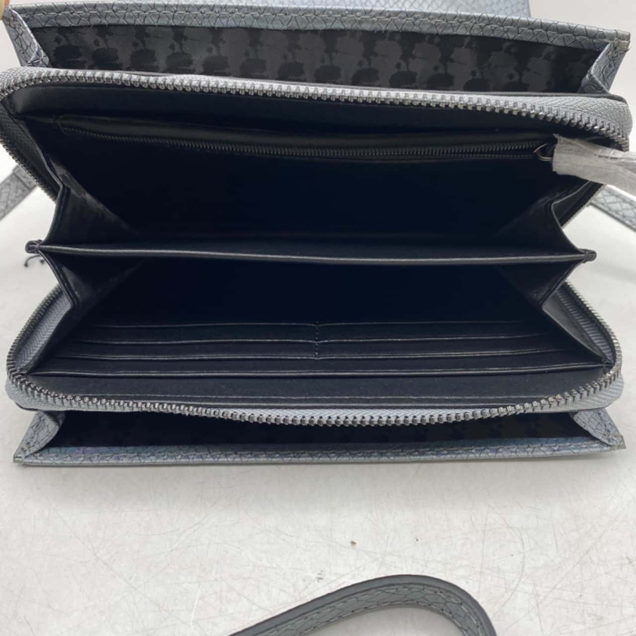 Karl Lagerfeld Paris Womens Iridescent Leather Handbag