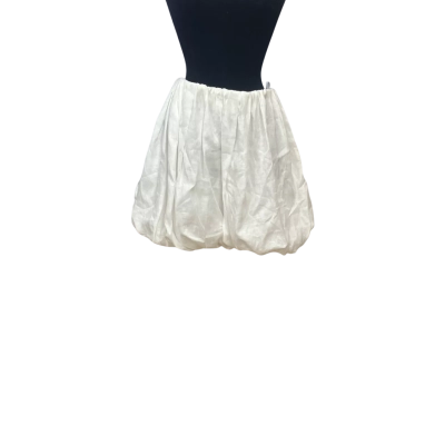 Witchery Linen Bubble Skirt Mini Skirt Womens Size 16 White BNWT