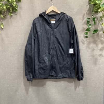 Culture king Mens  Size XS Front Zipper Black  duplex windbreaker