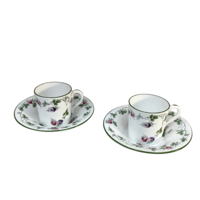 Shelley England  Floral Tea Cups Approx 5 x 5cm  and Saucers 