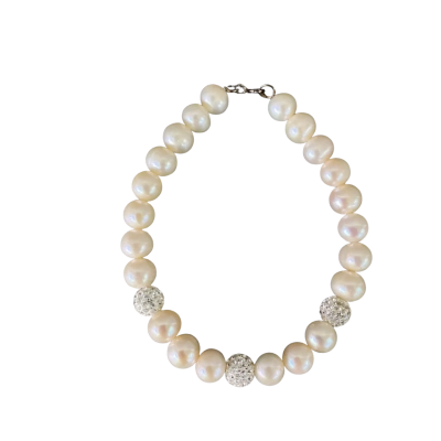 THOMAS SABO Sterling Silver Pearl Bracelet 