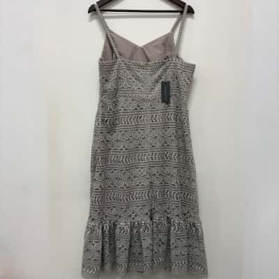  BNWT Laura Ashley Size 14 Lace Floral Strappy Sleeveless Cocktail Dress
