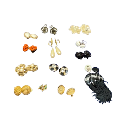  Womens Bundle of Earrings Multicoloured 