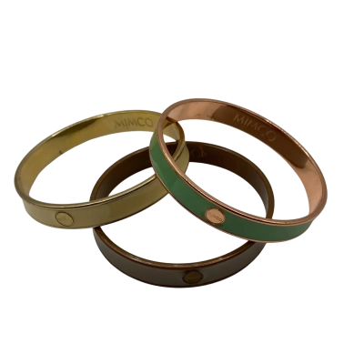 Mimco Womens Bangle Cream / Gold / Green / Grey / Rose Gold 