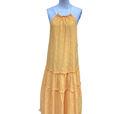 Kavalri Womens  Size 8 Maxi Dress Orange 