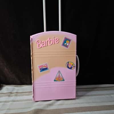 1995 Vintage Barbie Travel Case Playset