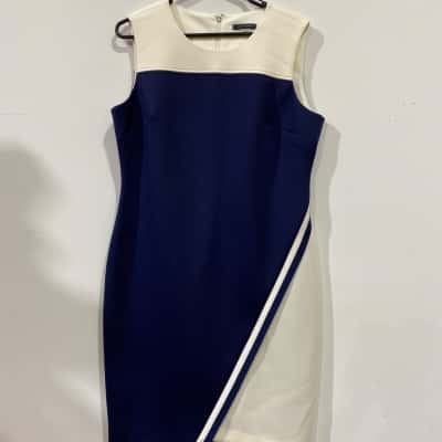 Tommy Hilfiger Womens  Size 14 Casual Dress Blue 