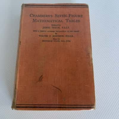 Chamber's Seven-Figure Mathematical Tables