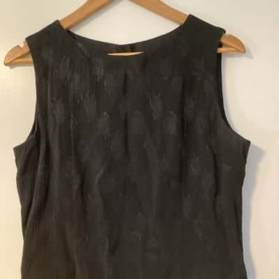 David Lawrence dress top  Size 12 Black  