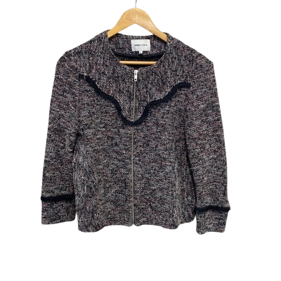 Bimba Y Lola Womens  Size L Cropped Jacket Black  / Multicoloured 
