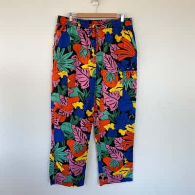 Gorman Colourful Pattern Pants Size XL 