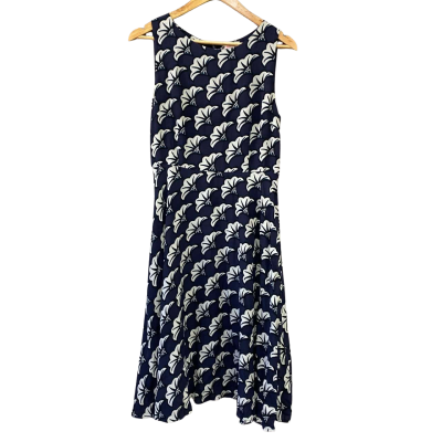 Gorman Womens  Size 10 Sleeveless Dress  Blue / Grey / Pattern 