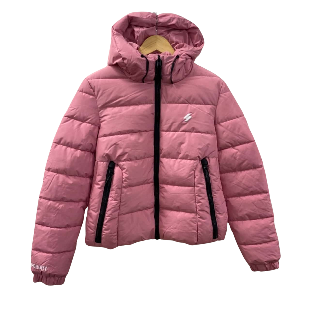 Superdry Womens Size S Puffer Jacket Pink