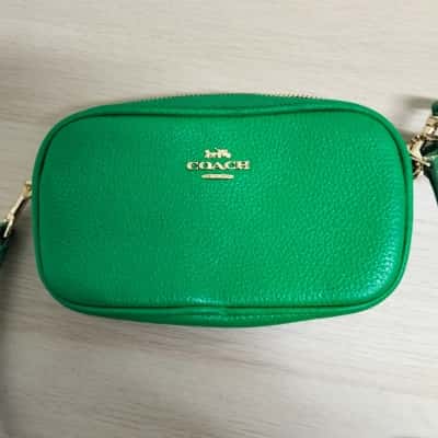Coach Mini Jamie Camera Bag Green VGUC 