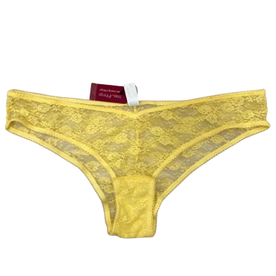 Brand New - Bras N Things - Womens Caitlin Brazilian Brief - Size 18 - Yellow (RRP $17.99)