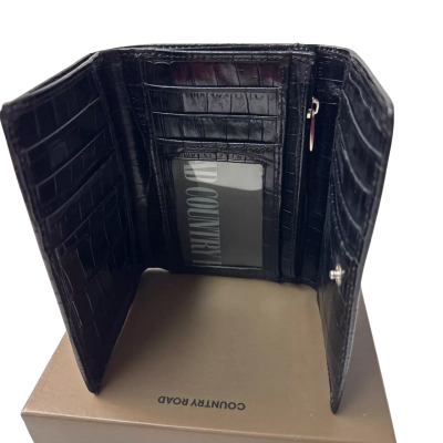 BNWT Country Road Purse Black Leather 