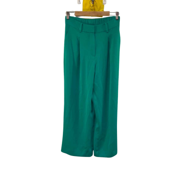 BNWT Forever New Green High Waisted Wide Leg Pants SIZE 10 