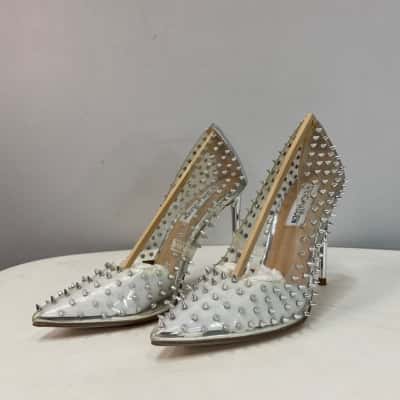 Steve Madden Womens  Size 36 / 6 Heels Silver Spiked