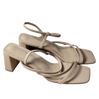 Billini Beige Open Toe Heels Size 9