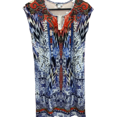Rockmans Womens  Size S Border Blue/Orange Dress 