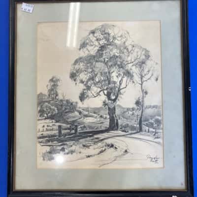 Douglas Pratt Eucalyptus Tree Painting