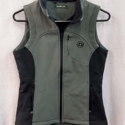  Womens Dublin Vest Size S Black  / Grey 