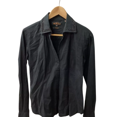 Ben Sherman Mens  Size M Long Sleeve Shirt Black  G