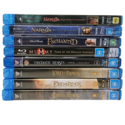 Fantasyland 8 Blu-Ray Movie Bundle.