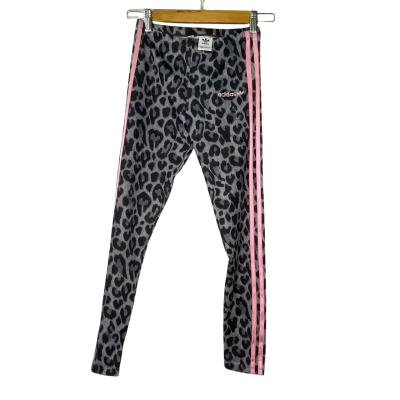 Adidas Kids  Size 11 / 12 Pants Animal print / Pink  
