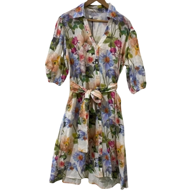 Carolina Womens  Size M/L Maxi Dress Floral 