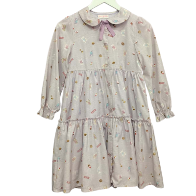  Mezzo Piano Teddy Bear Dress  Size 10 Lilac