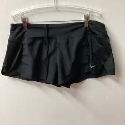 Nike Womens Size L Black Running Shorts 