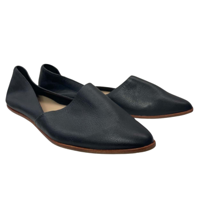 Women s ALDO Size 38 Black Leather Flat Shoes s
