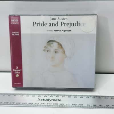 Jane Austen's Pride and Prejudice 3-Disc Audio Book CD Set (Read by Jenny Agutter) Sealed As New 