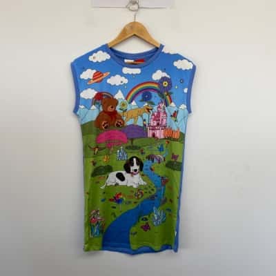 Peter Alexander Colourful Pattern Pyjama Dress  Size 14 