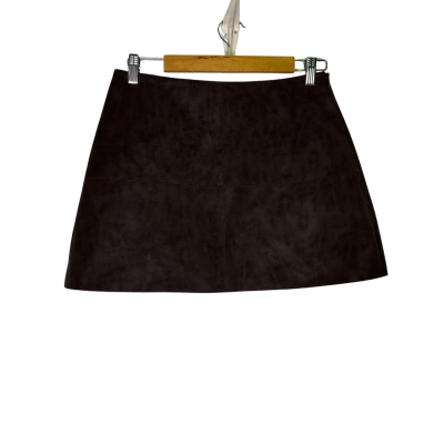 Dissh Womens  Size 10 Mini Skirt Brown 