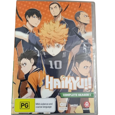 Haikyu!! Seasons 1 and 2 DVDs