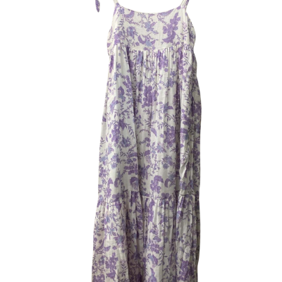 Walnut Melbourne Womens  Size 12 Floral Dress Purple / White 