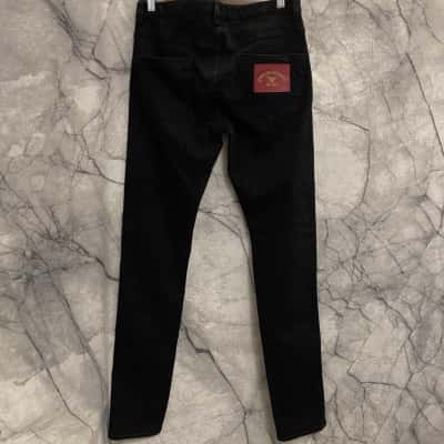 Emporio Armani Womens Jeans Size 30 Black  